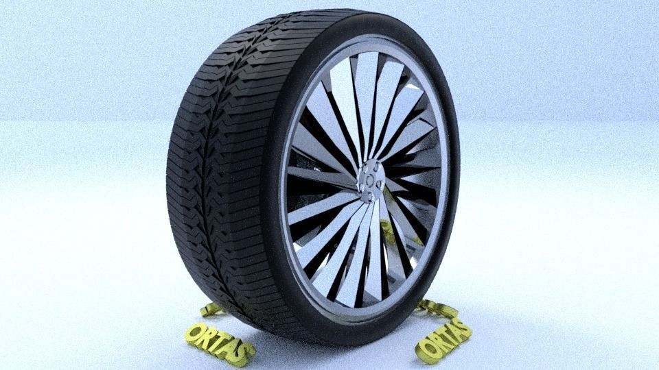 ORTAS CAR RIM 46 GAME READY RIM TIRE AND DISC