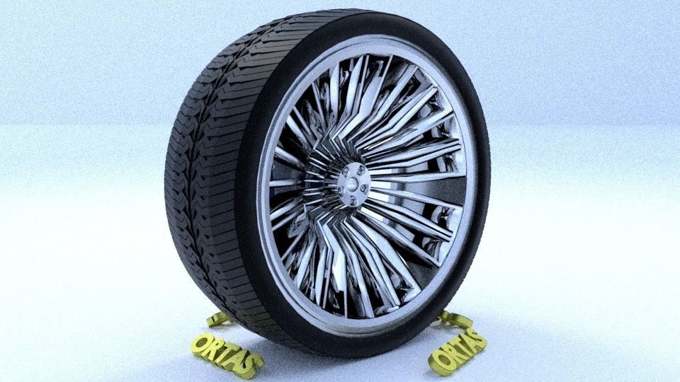 ORTAS CAR RIM 44 GAME READY RIM TIRE AND DISC 3D model_1