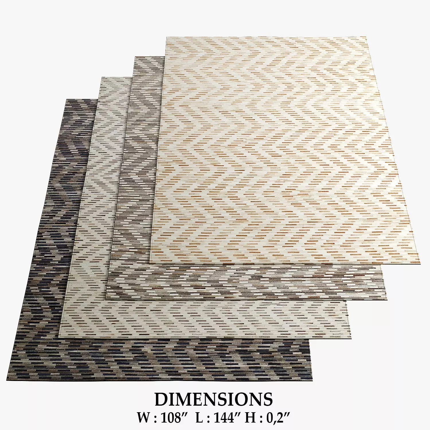 Restoration Hardware Rugs 145 3D model_0