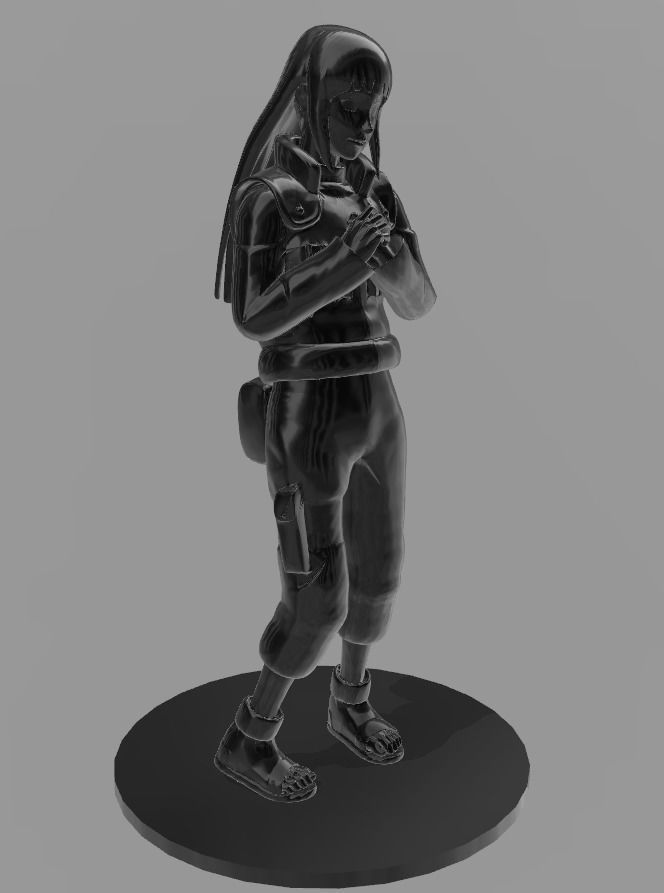 Hinata Hyuga from Shippuuden 3D print model_4