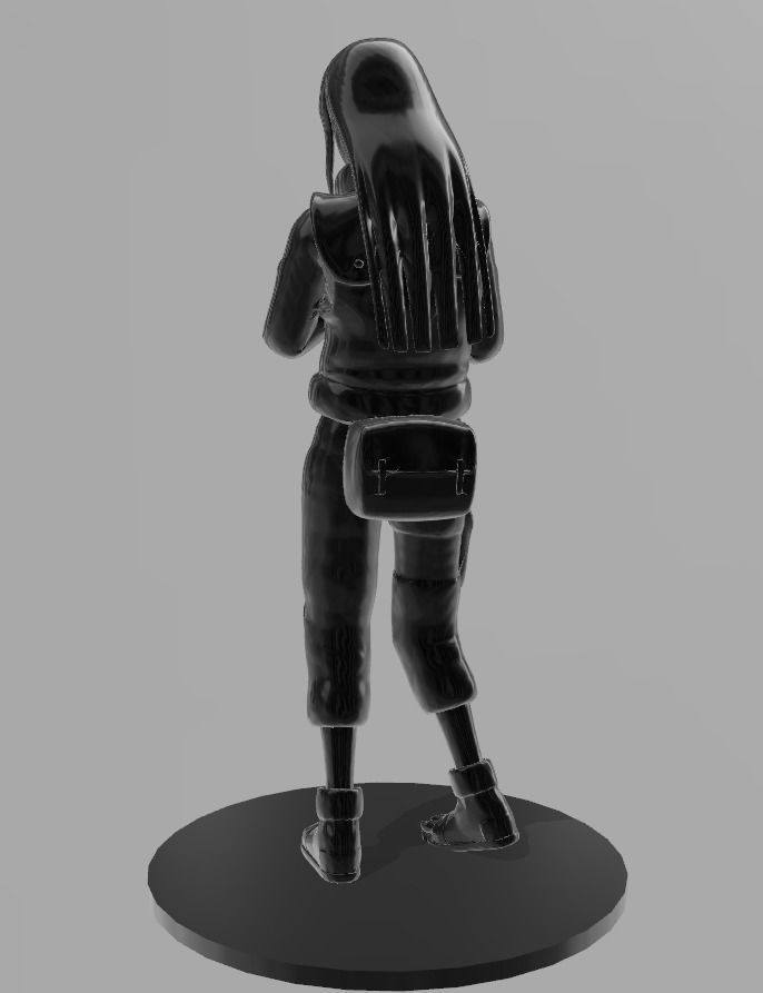 Hinata Hyuga from Shippuuden 3D print model_2