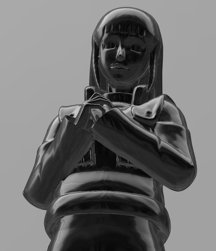 Hinata Hyuga from Shippuuden 3D print model_6