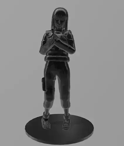 Hinata Hyuga from Shippuuden 3D print model