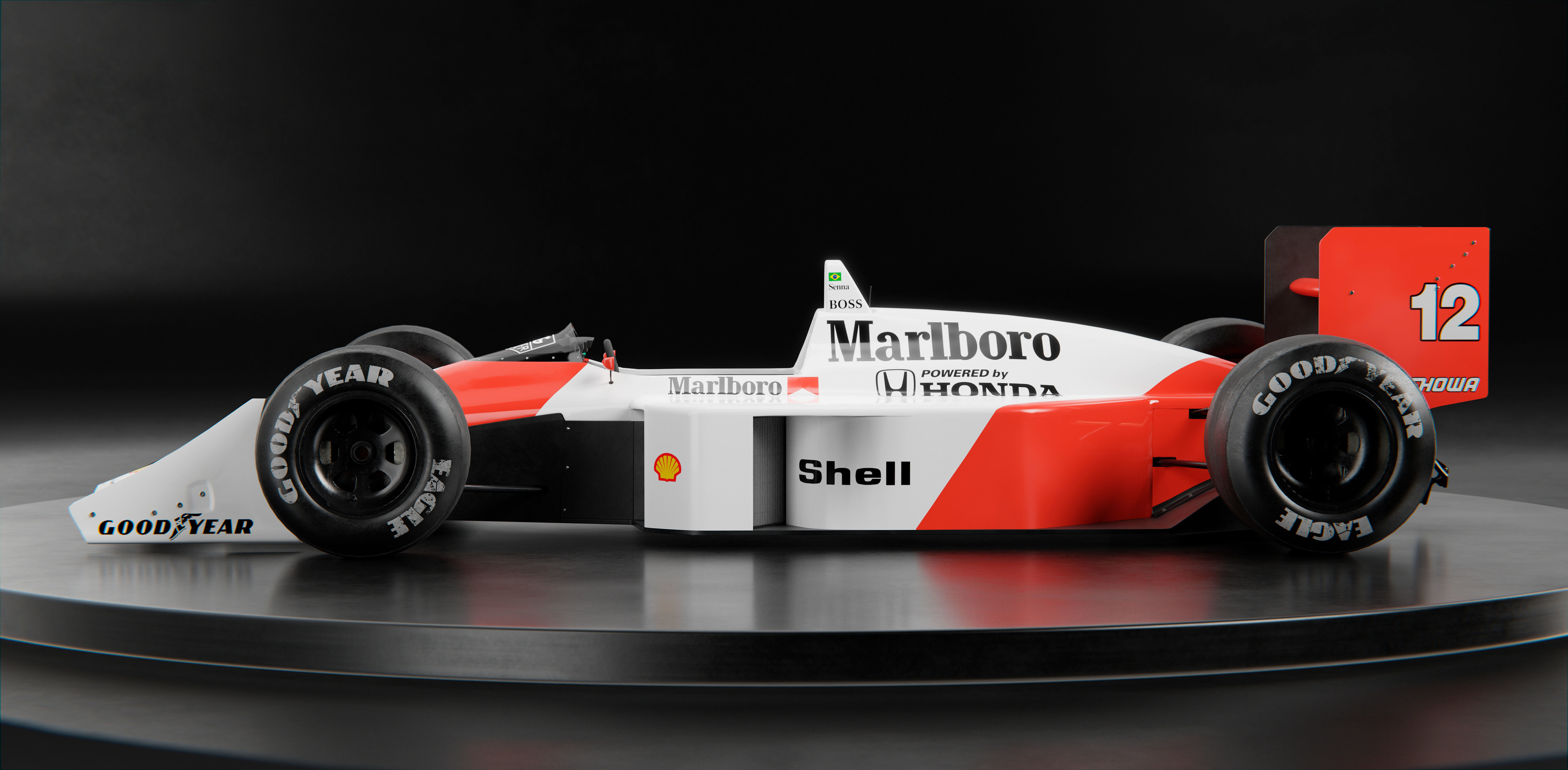 McLaren Mp4-4 3D model_8