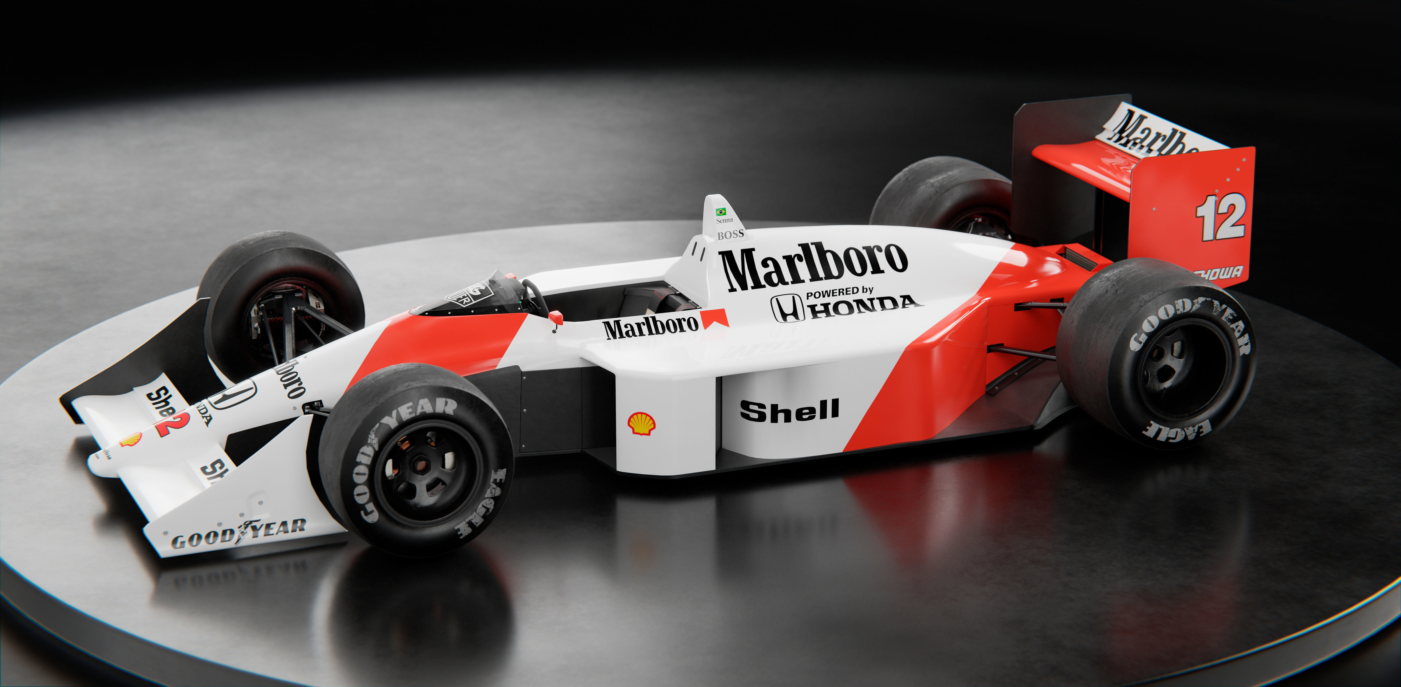 McLaren Mp4-4 3D model_1