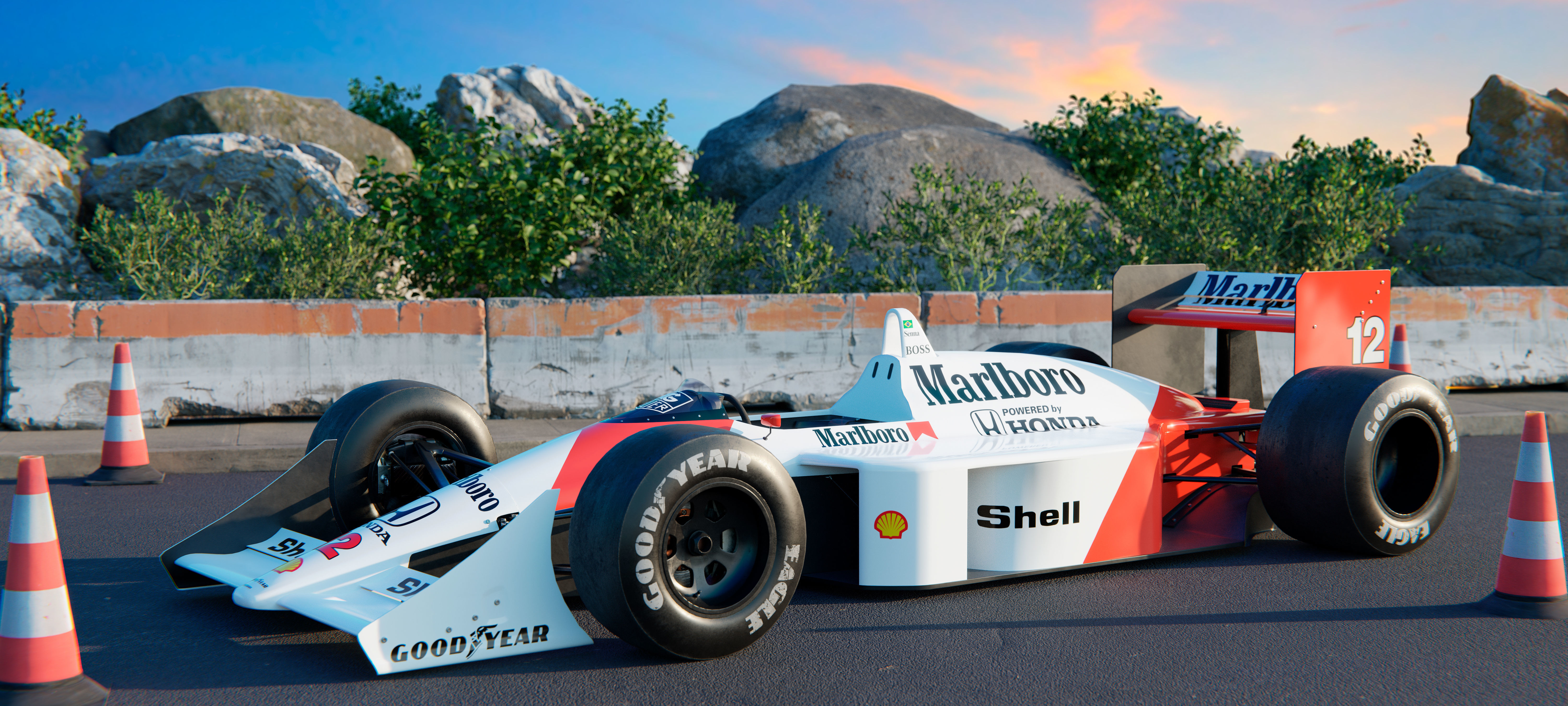 McLaren Mp4-4 3D model_13
