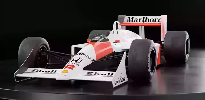 McLaren Mp4-4 3D model
