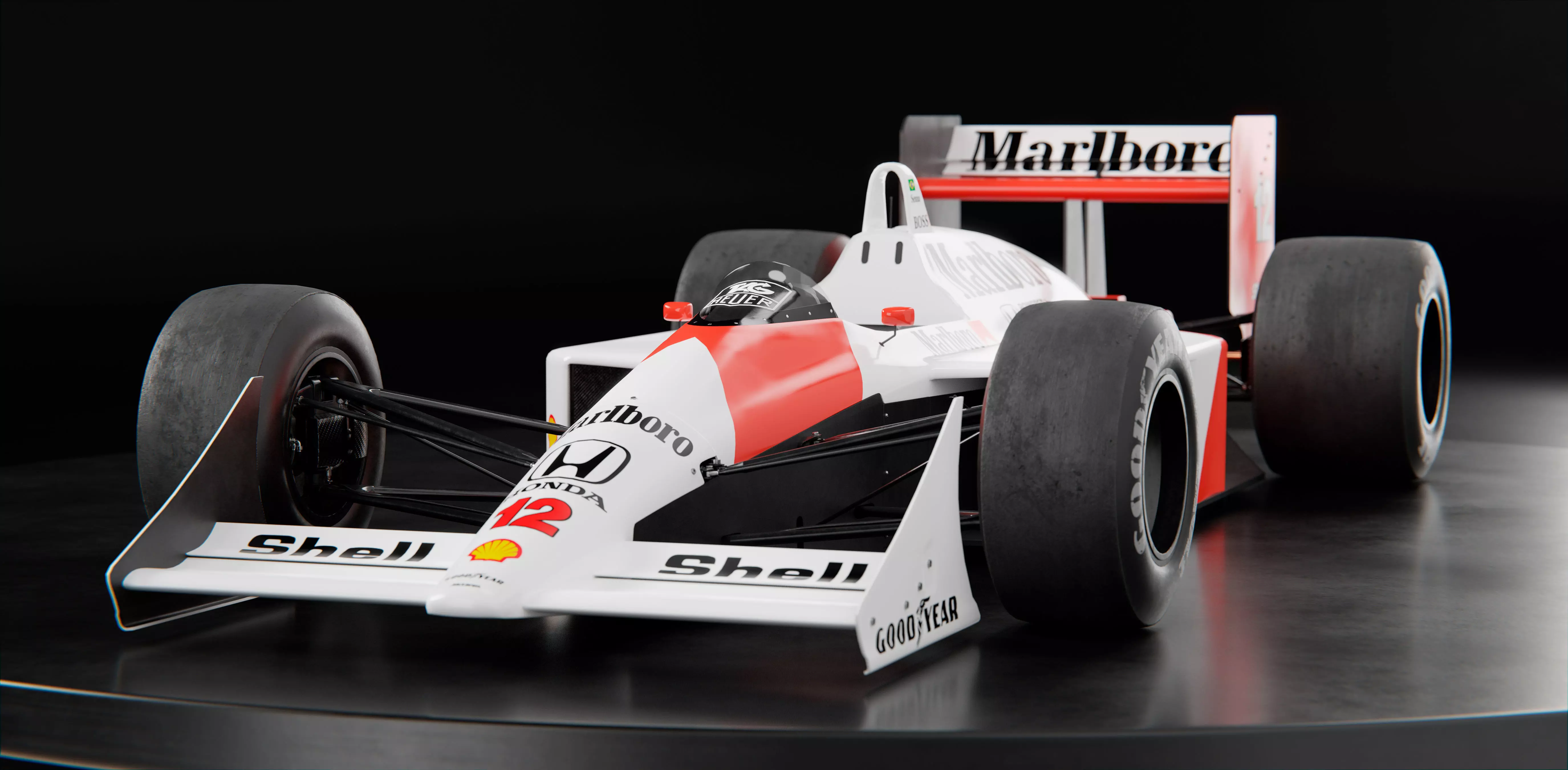 McLaren Mp4-4 3D model_0