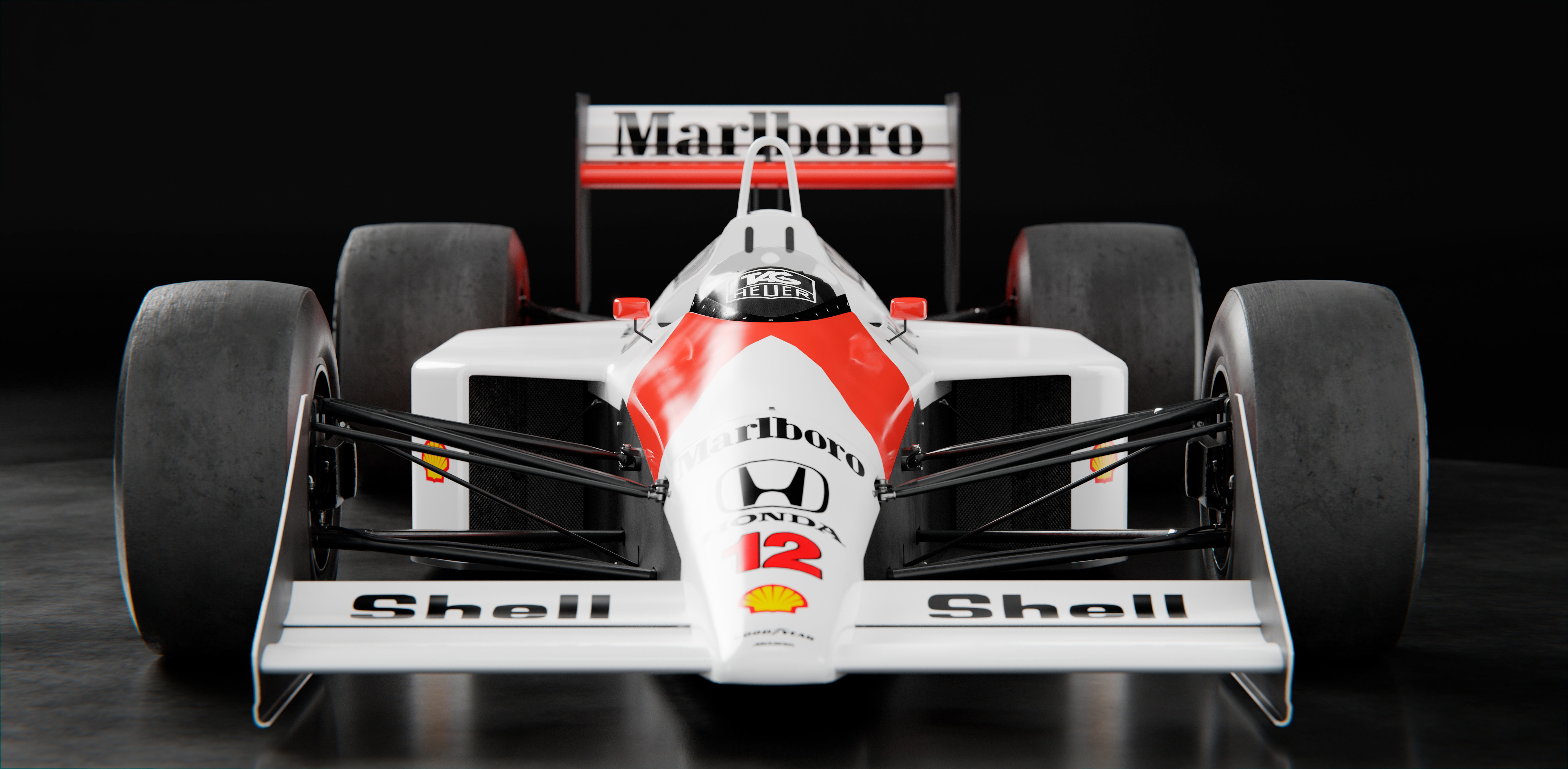 McLaren Mp4-4 3D model_3