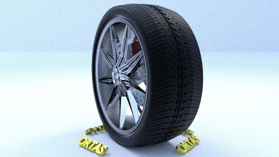ORTAS CAR RIM 43-44 GAME READY RIM TIRE AND DISC 3D Model Collection_8