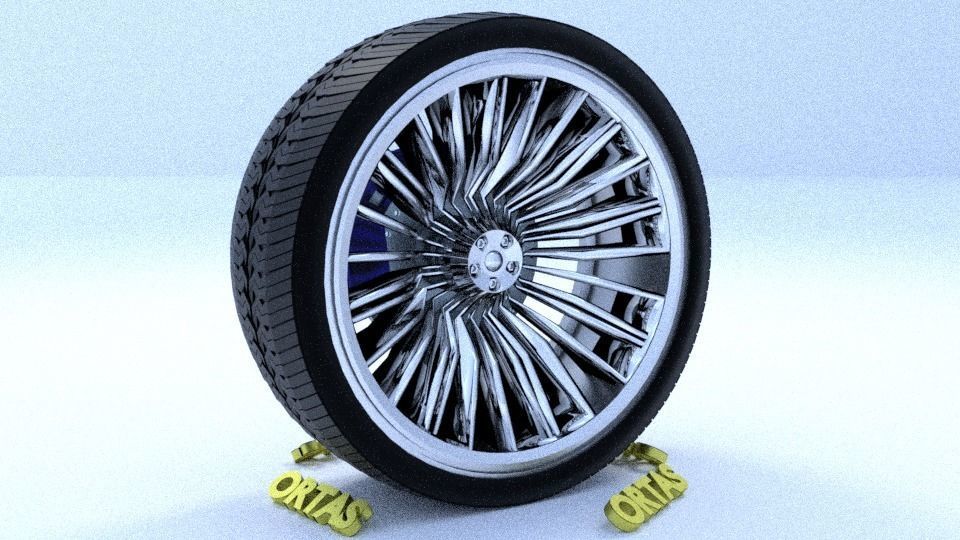 ORTAS CAR RIM 43-44 GAME READY RIM TIRE AND DISC 3D Model Collection_15