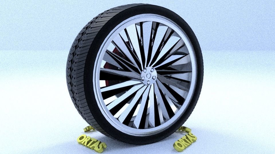 ORTAS CAR RIM 45-46 GAME READY RIM TIRE AND DISC 3D Model Collection_15