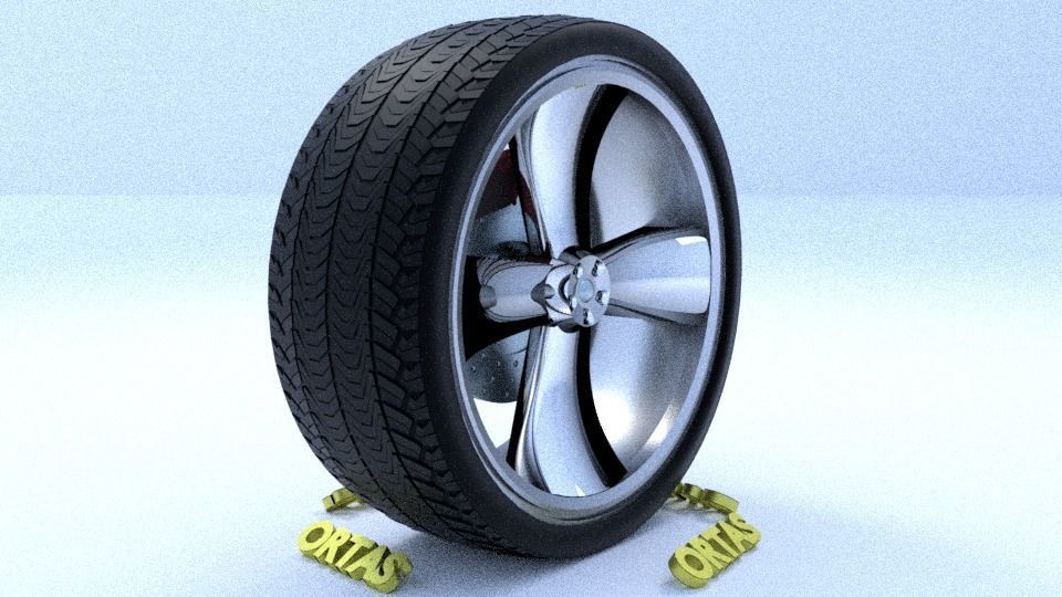 ORTAS CAR RIM 49-50 GAME READY RIM TIRE AND DISC 3D Model Collection_3