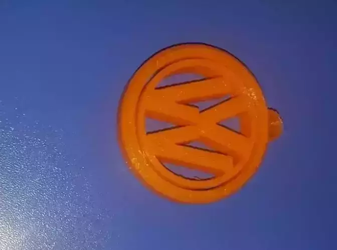 VW Spinning Key chain Free 3D print model