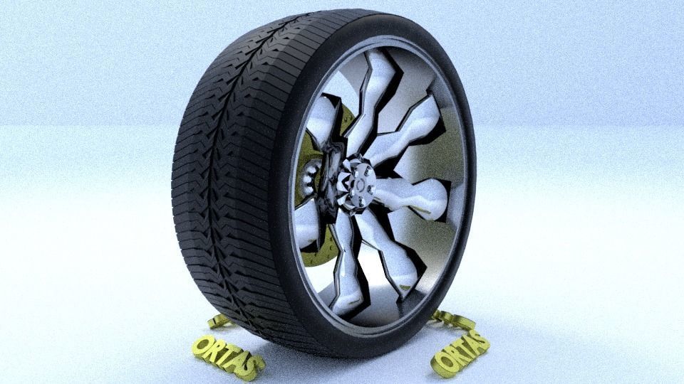 ORTAS CAR RIM 59-60 GAME READY RIM TIRE AND DISC 3D Model Collection_13