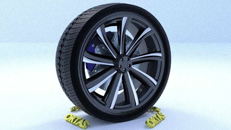 ORTAS CAR RIM 59-60 GAME READY RIM TIRE AND DISC 3D Model Collection_5