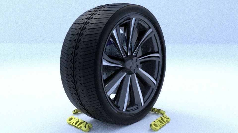 ORTAS CAR RIM 59-60 GAME READY RIM TIRE AND DISC 3D Model Collection_3