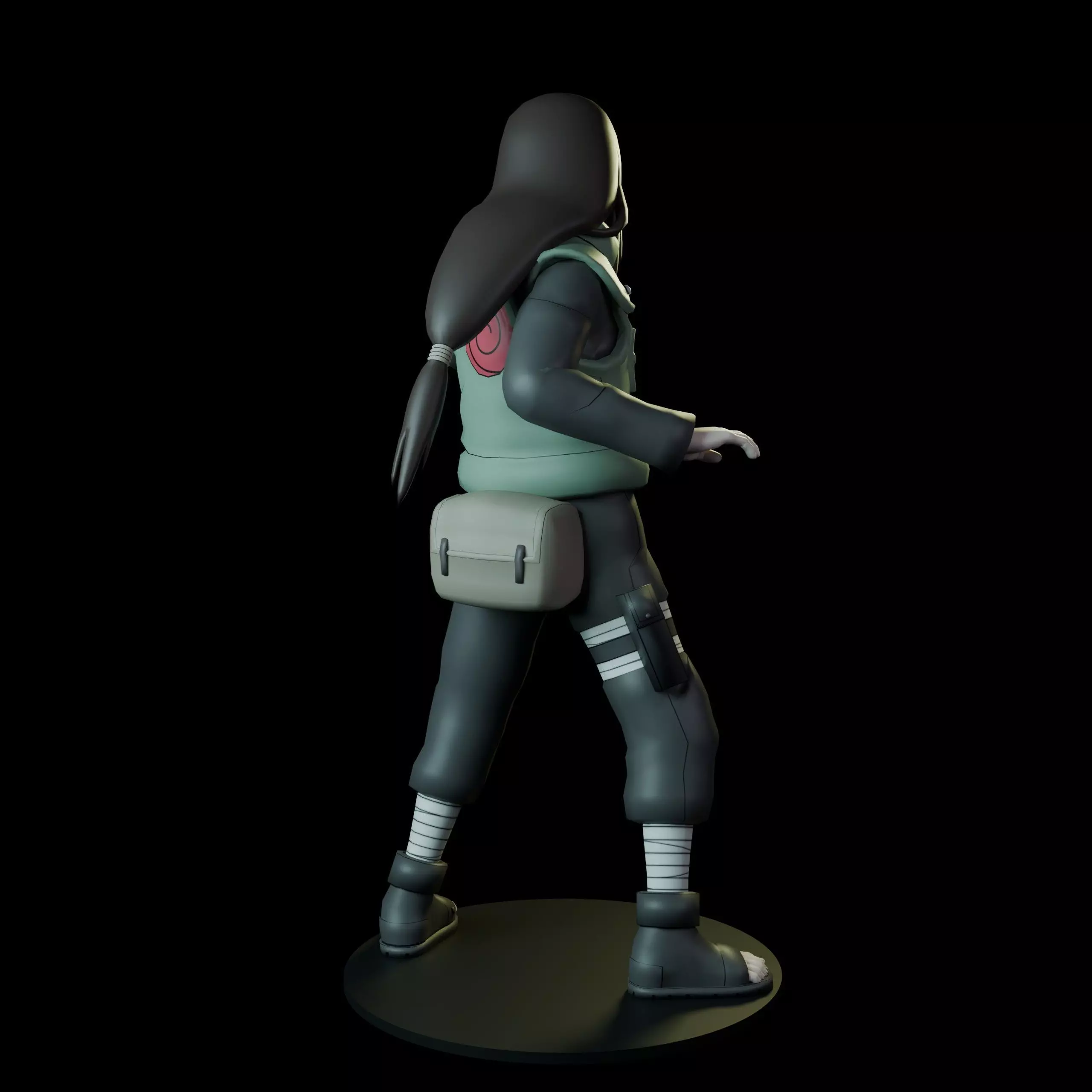 Neji Hyuga  3D print model_6