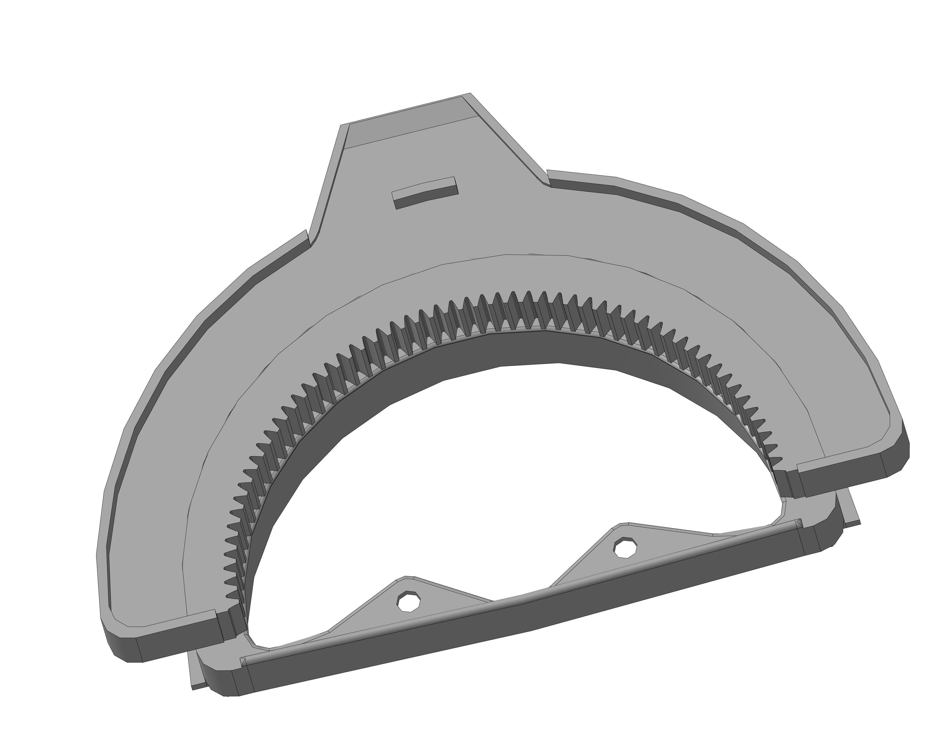 Gear Trapeze wipers Mercedes 3D print model_6
