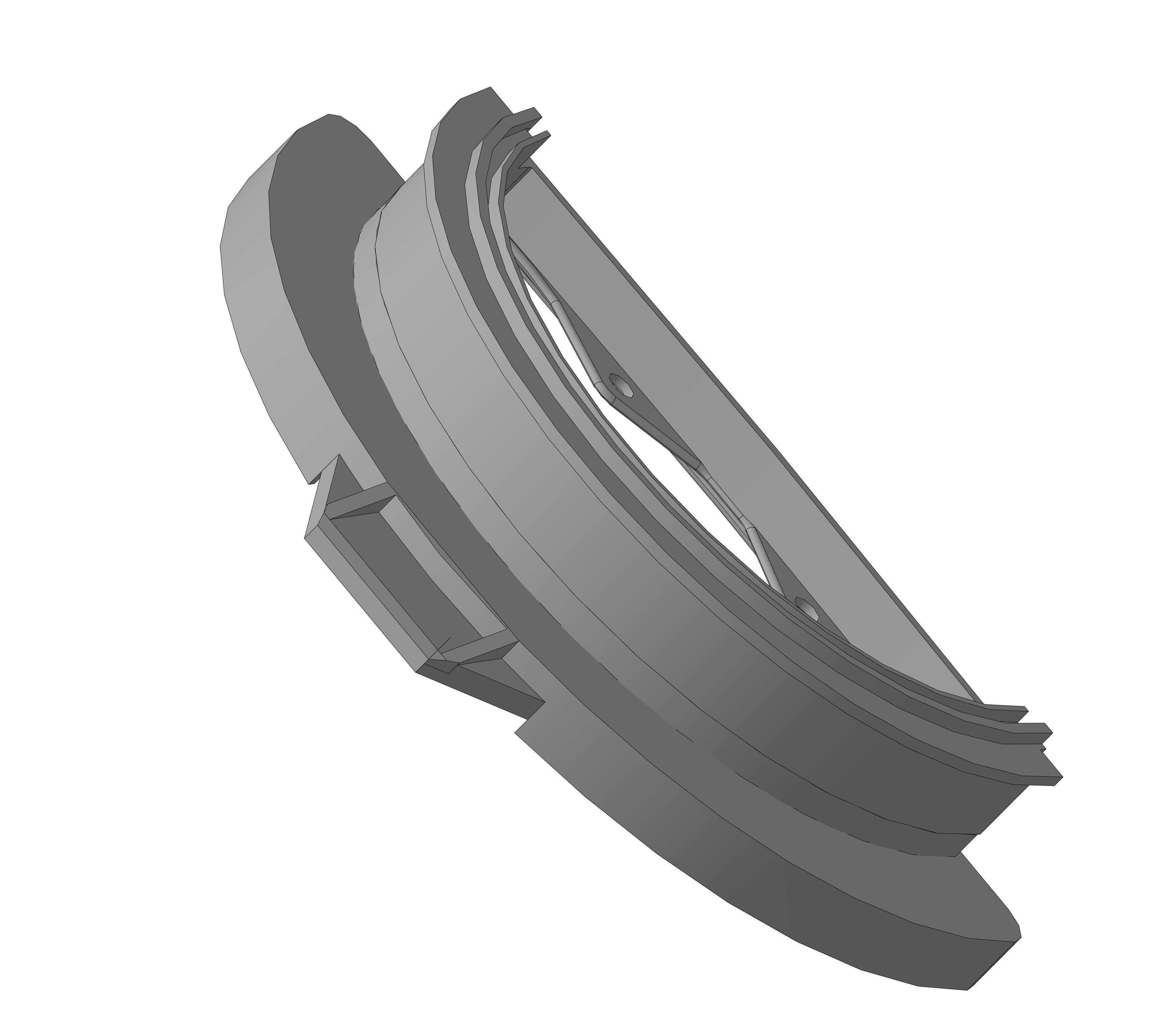Gear Trapeze wipers Mercedes 3D print model_5