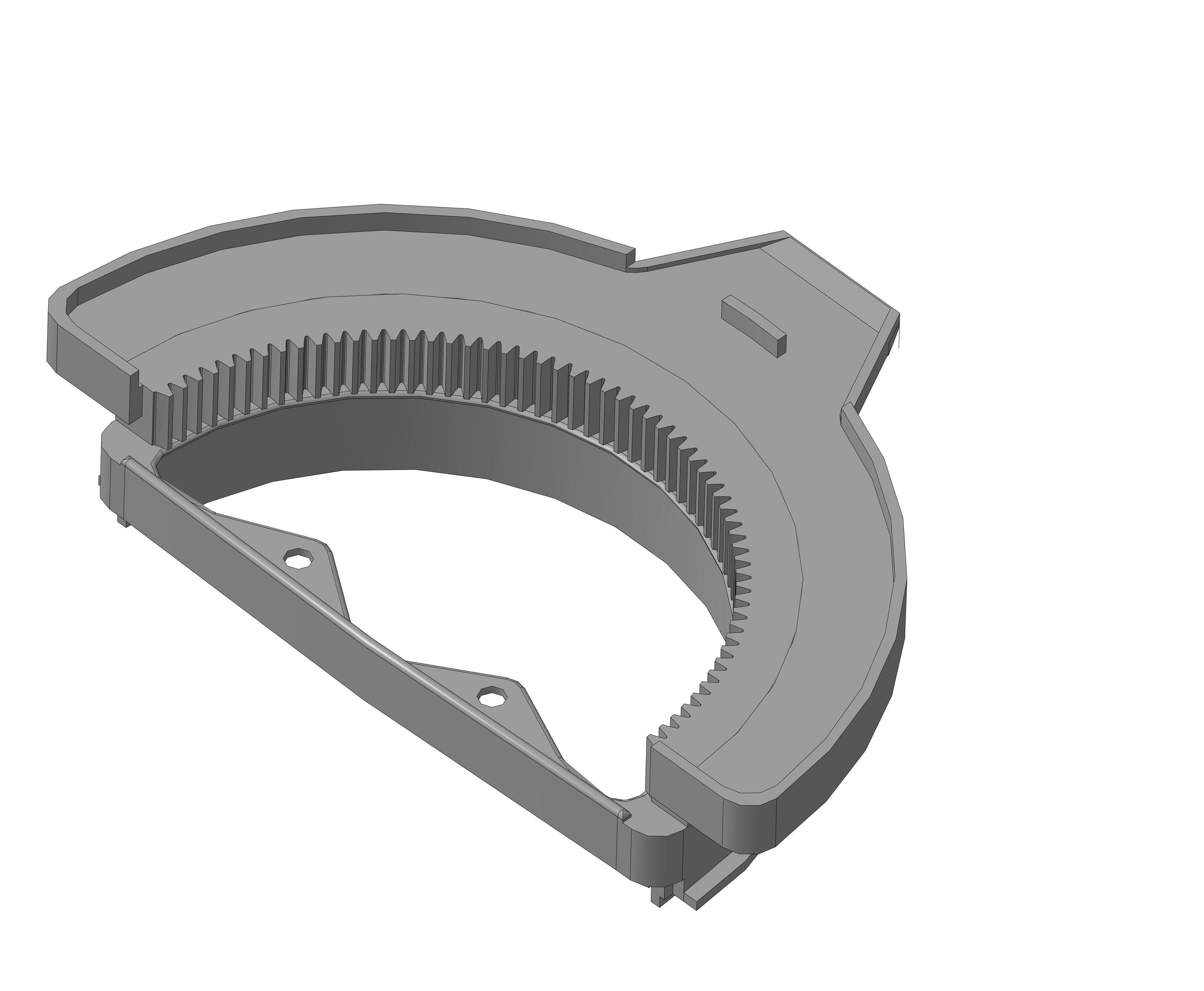 Gear Trapeze wipers Mercedes 3D print model_4
