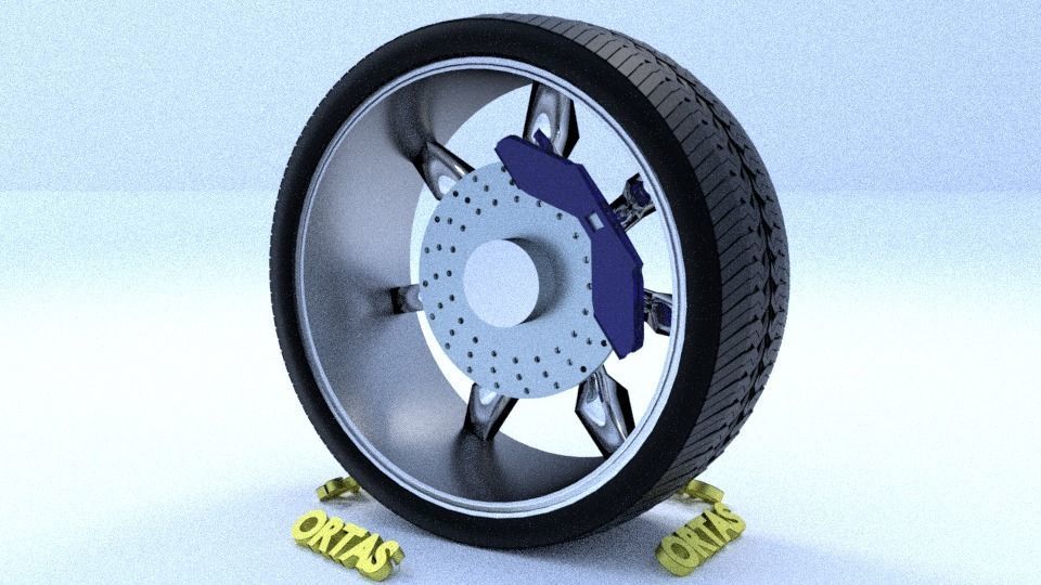 ORTAS CAR RIM 56-57-58-59-60 GAME READY RIM AND TIRE 3D Model Collection_24