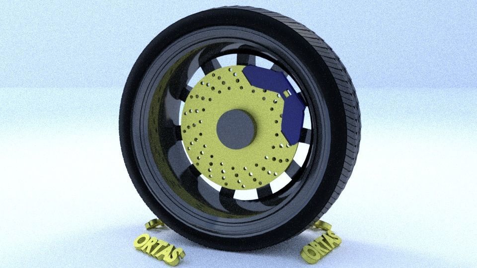 ORTAS CAR RIM 56-57-58-59-60 GAME READY RIM AND TIRE 3D Model Collection_15