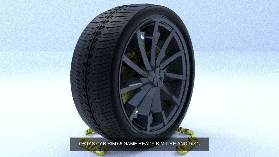 ORTAS CAR RIM 56-57-58-59-60 GAME READY RIM AND TIRE 3D Model Collection_5