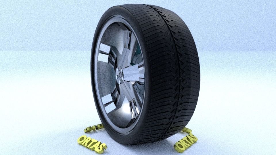 ORTAS CAR RIM 67 GAME READY RIM TIRE AND DISC 3D model_7