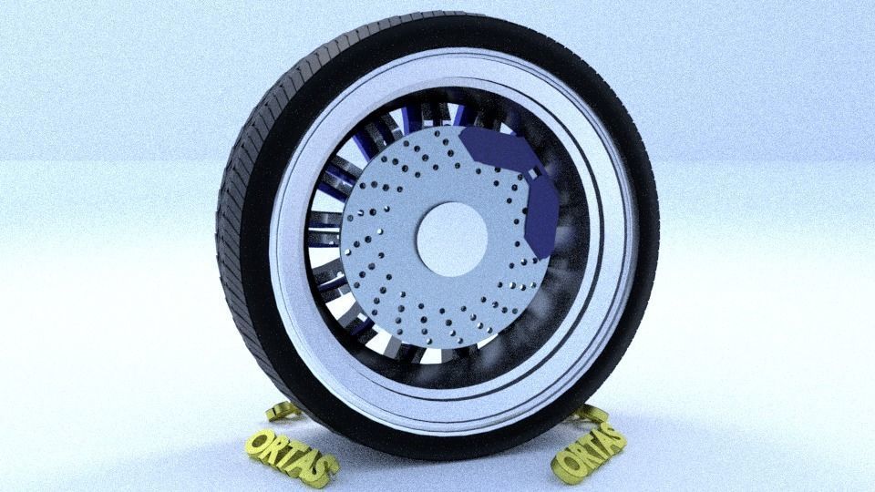 ORTAS CAR RIM 65 GAME READY RIM TIRE AND DISC 3D model_8
