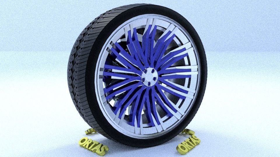 ORTAS CAR RIM 65 GAME READY RIM TIRE AND DISC 3D model_2