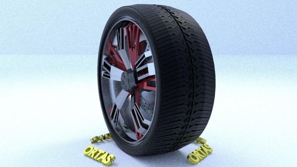 ORTAS CAR RIM 62 GAME READY RIM TIRE AND DISC 3D model_8