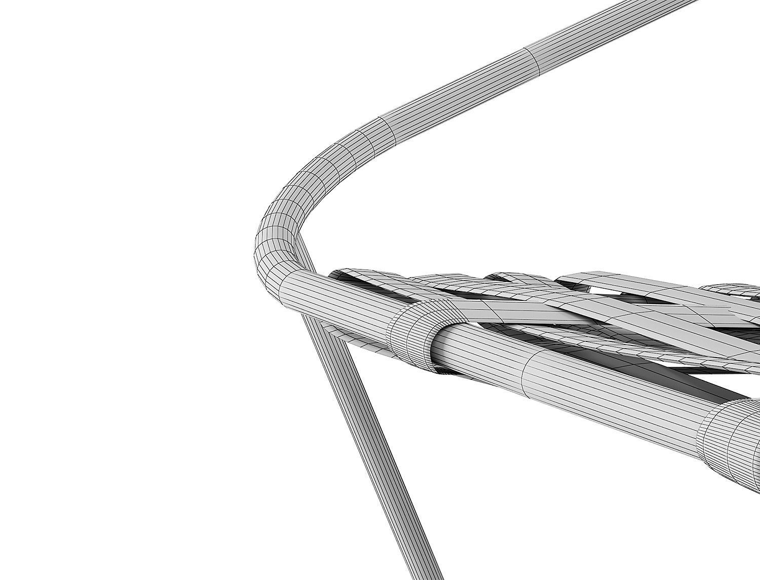 Small Sofa Arflex Cloud Carlo Colombo Armchair 3D model_12