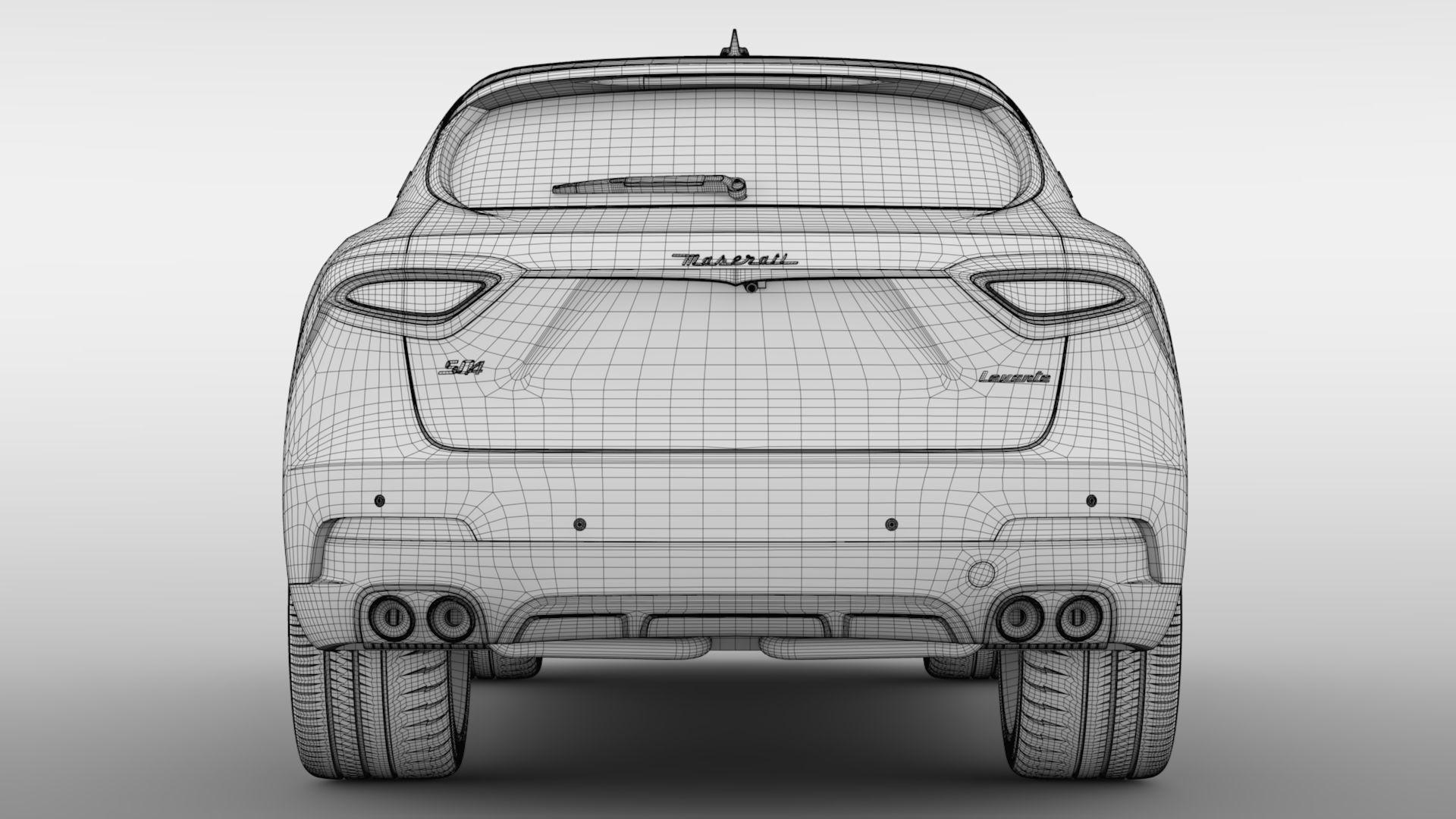 Maserati Levante S Q4 GranLusso 2020 3D model_19