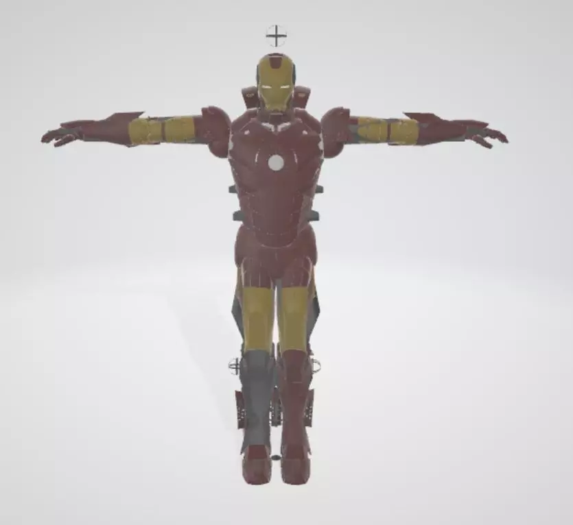 Iron man 3D model_0