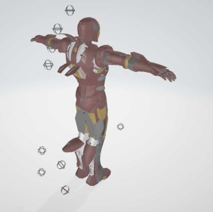 Iron man 3D model_1