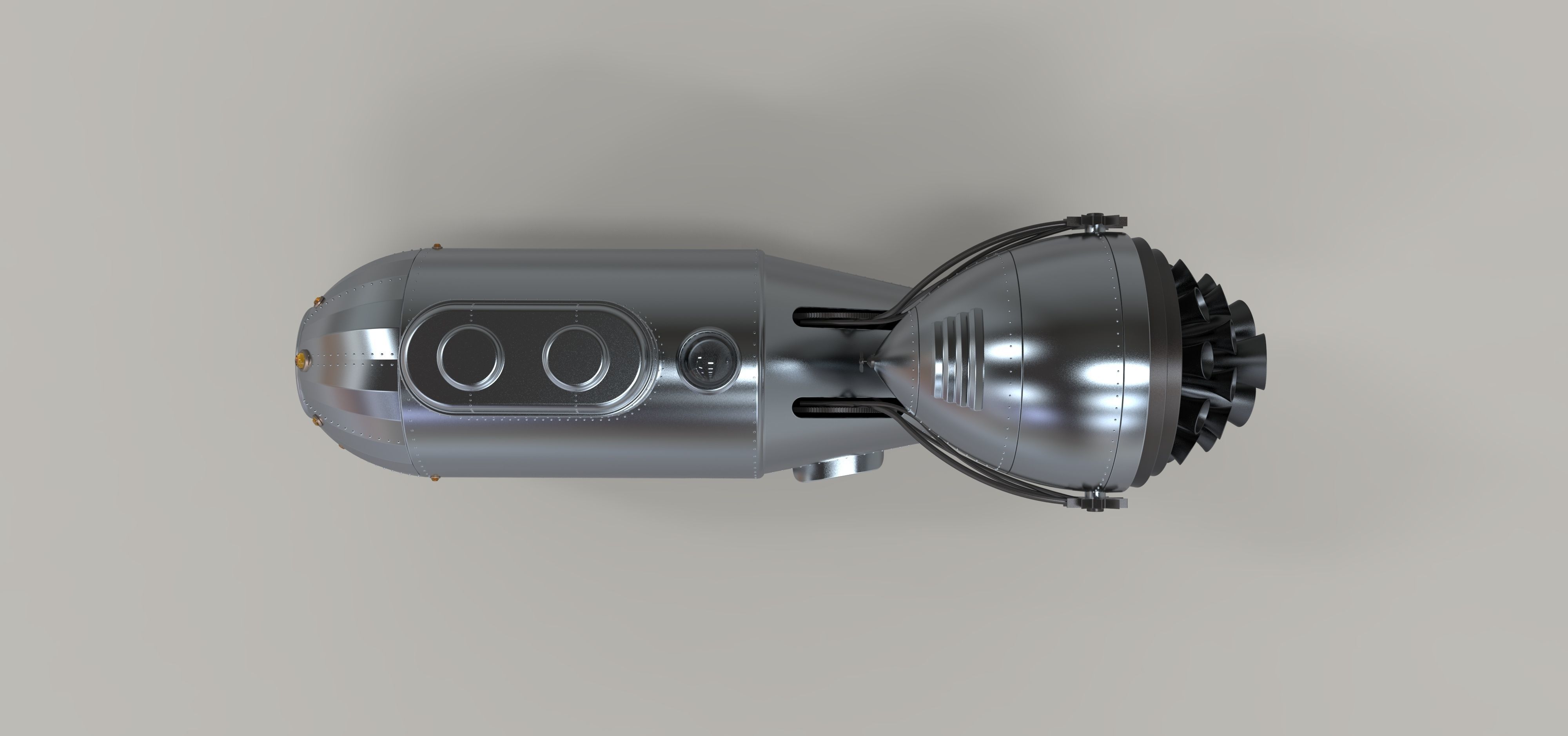 Grumobile from movie Despicable Me 3D model_7