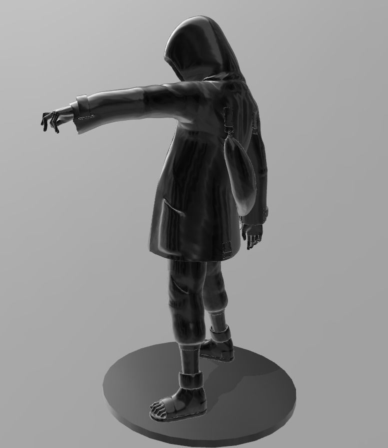shino aburame from Shippuuden 3D print model_3