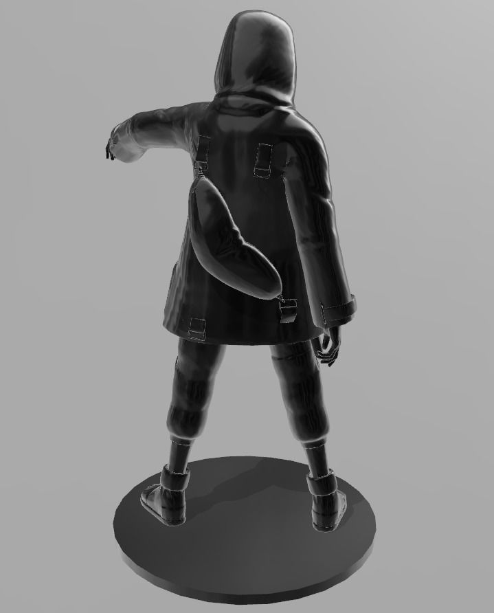 shino aburame from Shippuuden 3D print model_4
