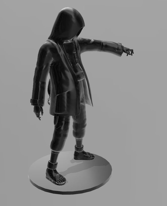 shino aburame from Shippuuden 3D print model_5