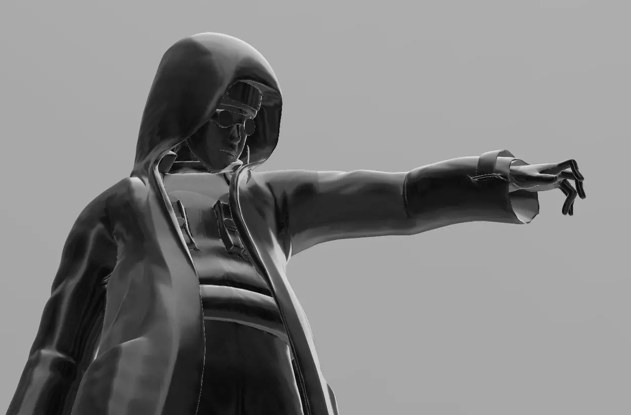 shino aburame from Shippuuden 3D print model_0