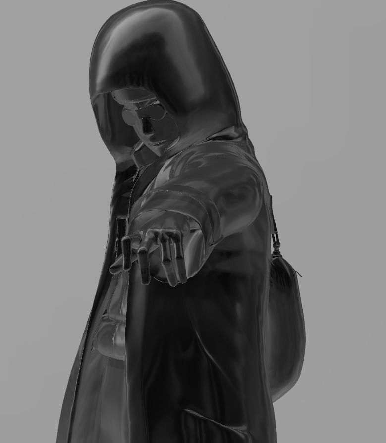 shino aburame from Shippuuden 3D print model_1