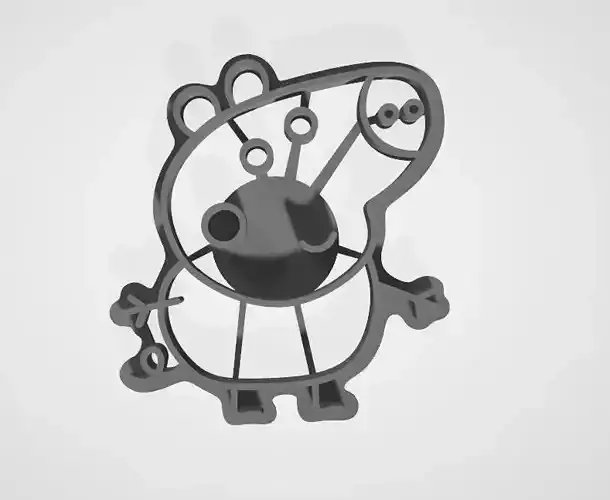 Large collection of Peppa Pig cutter cookies