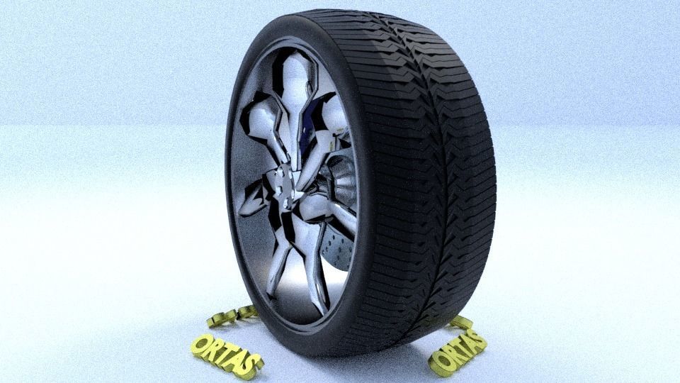 ORTAS CAR RIM 65-66 GAME READY RIM AND TIRE 3D Model Collection_18