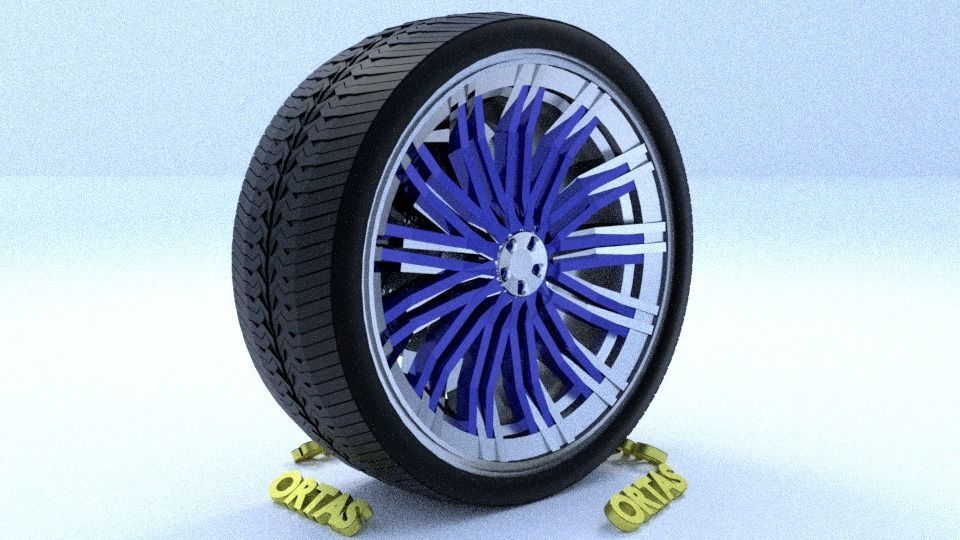 ORTAS CAR RIM 61-62-63-64-65 GAME READY RIM AND TIRE 3D Model Collection_47