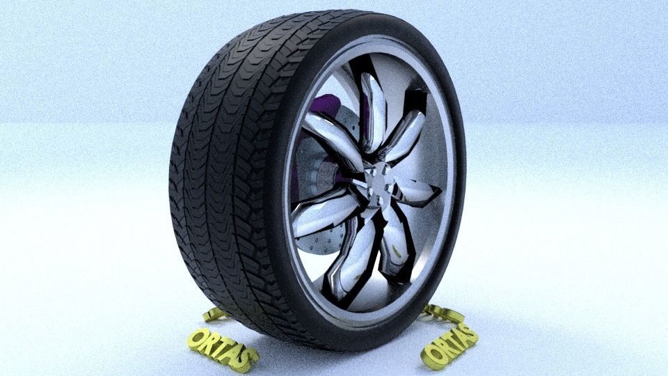 ORTAS CAR RIM 61-62-63-64-65 GAME READY RIM AND TIRE 3D Model Collection_6