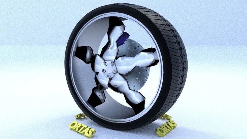 ORTAS CAR RIM 61-62-63-64-65 GAME READY RIM AND TIRE 3D Model Collection_31