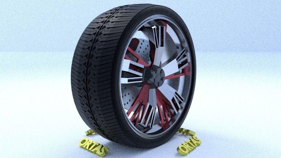 ORTAS CAR RIM 61-62-63-64-65 GAME READY RIM AND TIRE 3D Model Collection_17