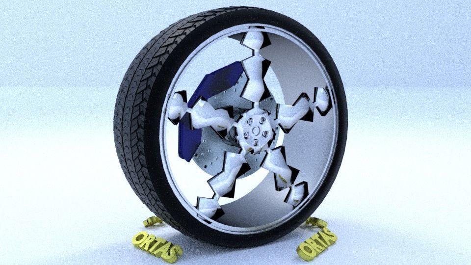 ORTAS CAR RIM 66-67-68-69-70 GAME READY RIM AND TIRE 3D Model Collection_38