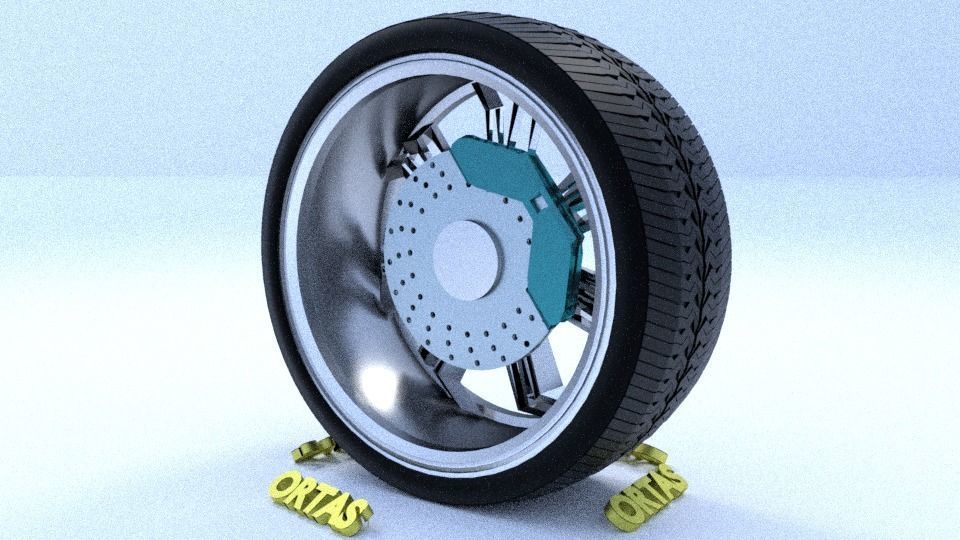 ORTAS CAR RIM 66-67-68-69-70 GAME READY RIM AND TIRE 3D Model Collection_55